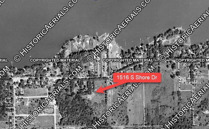 Sunnybrook Cottage Court - 1955 Aerial (newer photo)